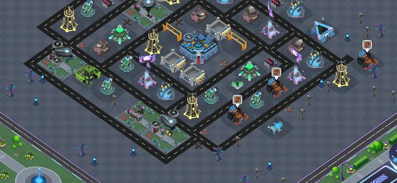 Le village d'une entreprise dans Corporate Clash
